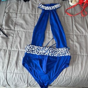 Brand new crystal swimsuit from beach bunny